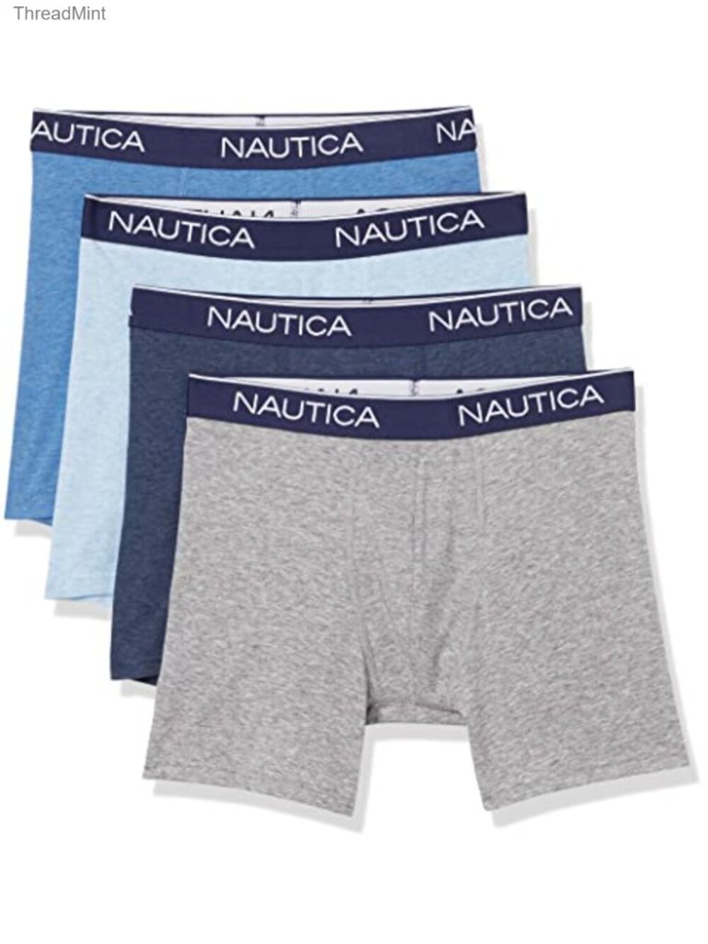 Heather Stretch Boxer Briefs 4 Pack Moisture Wicking Performance